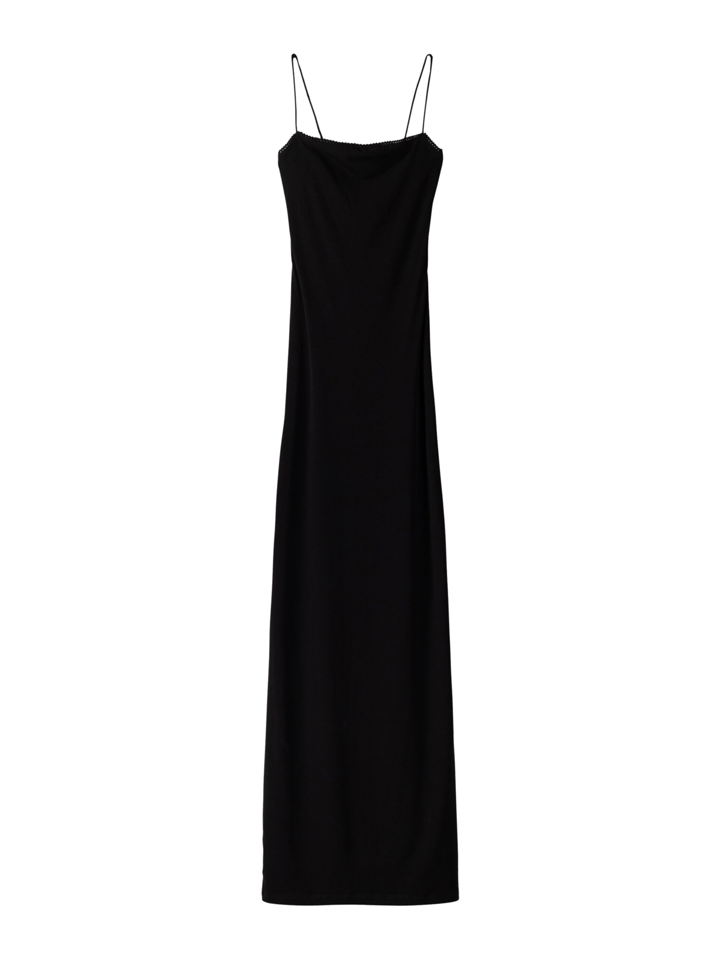 Bershka Рокля в черно: отпред