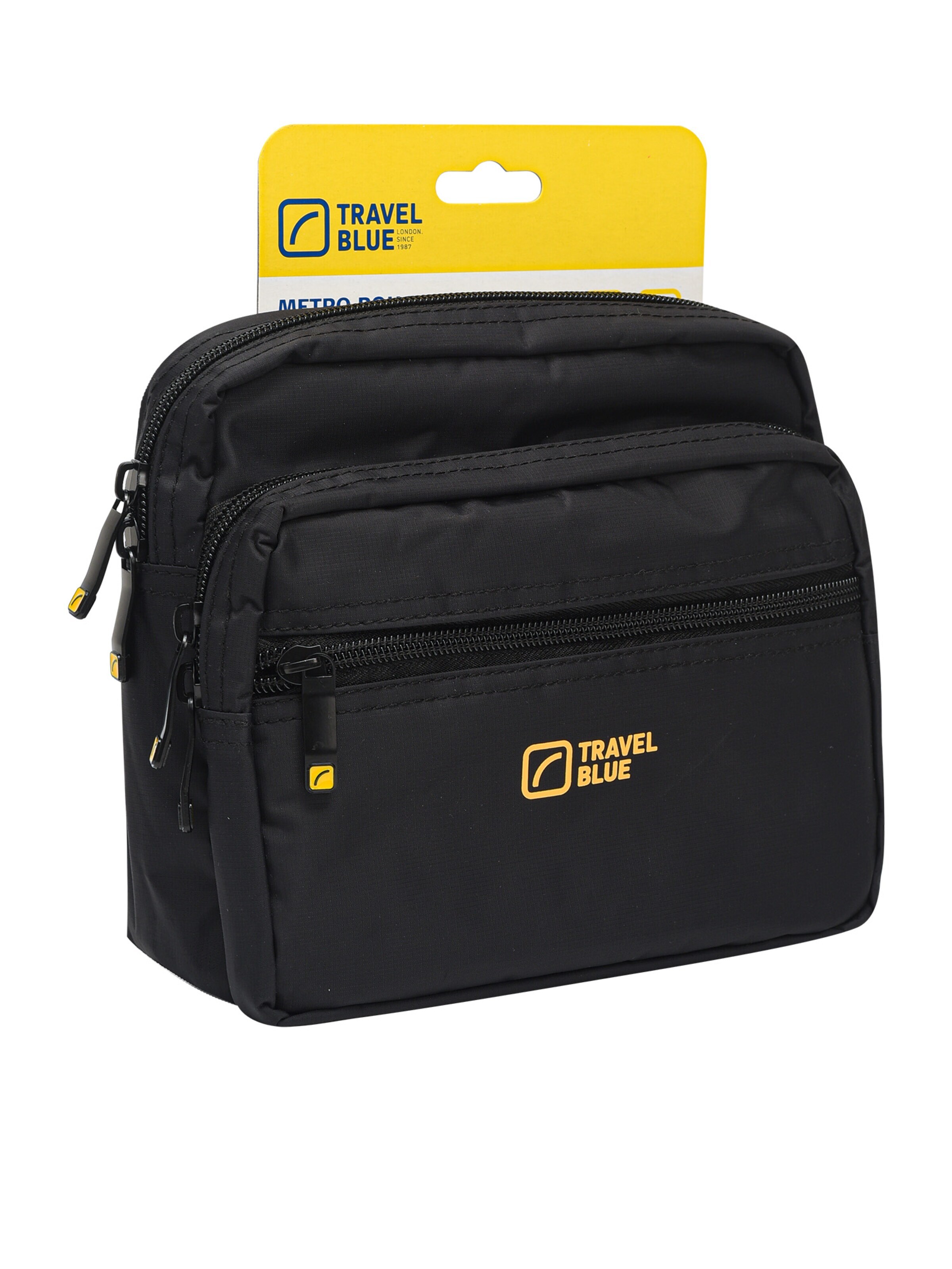 Travel Blue Fanny Pack 'Metro' in Black