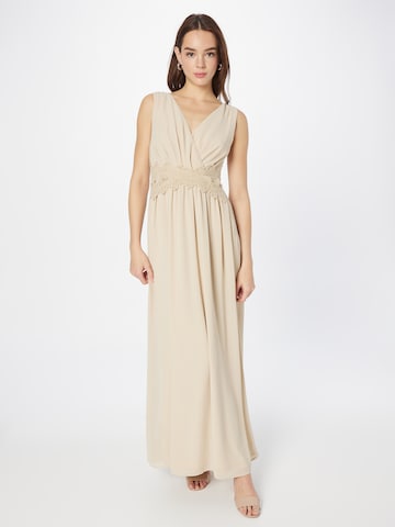 TFNC Evening Dress in Brown: front