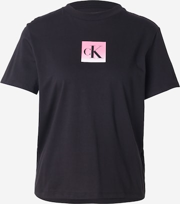 Calvin Klein JeansMajica 'CLASSIC' - crna boja: prednji dio