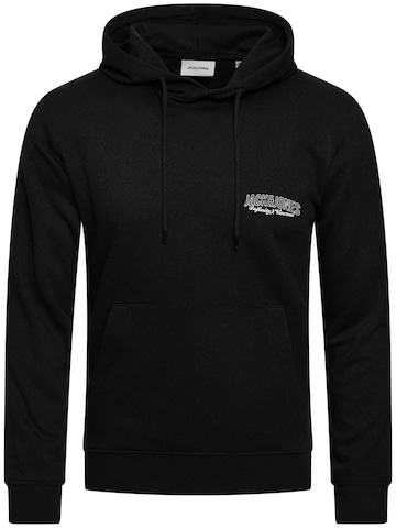 JACK JONES Sweatshirt 'JJINFINITYHOOD' in Black