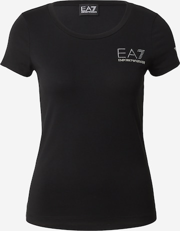 EA7 Emporio Armani - Camisa em preto: frente