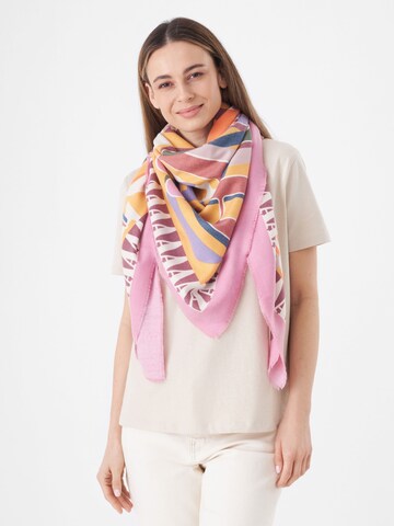 CODELLO Shawl in Yellow: front