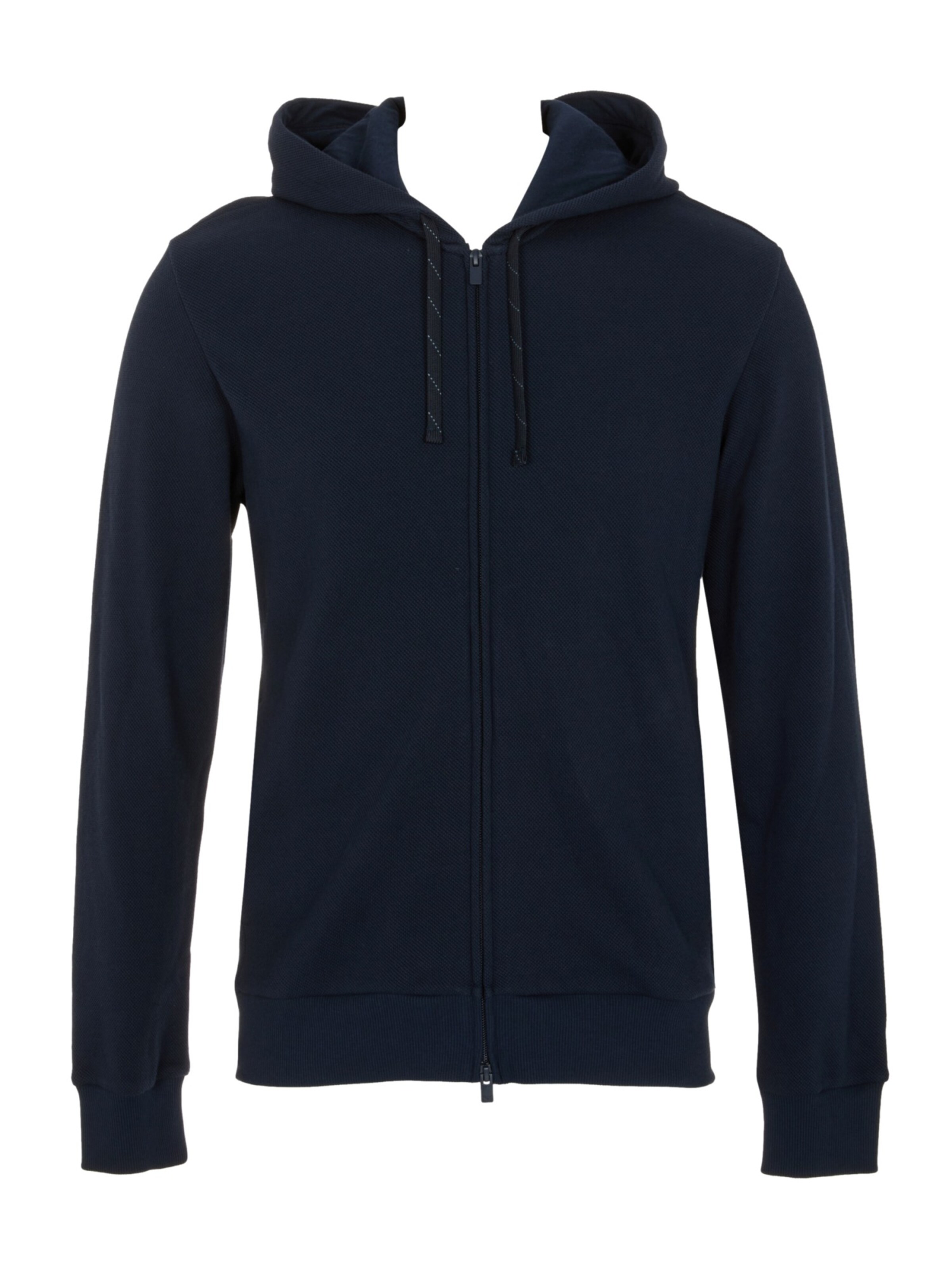 Emporio Armani Sweat jacket in Blue: front