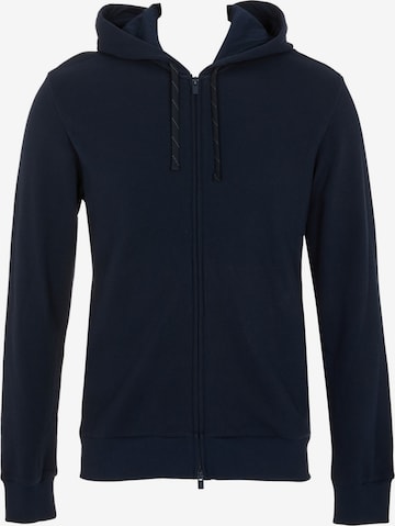 Veste de survêtement Emporio Armani en bleu : devant