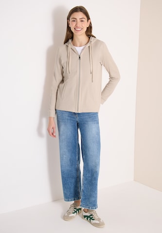CECIL Sweatjacke in Beige
