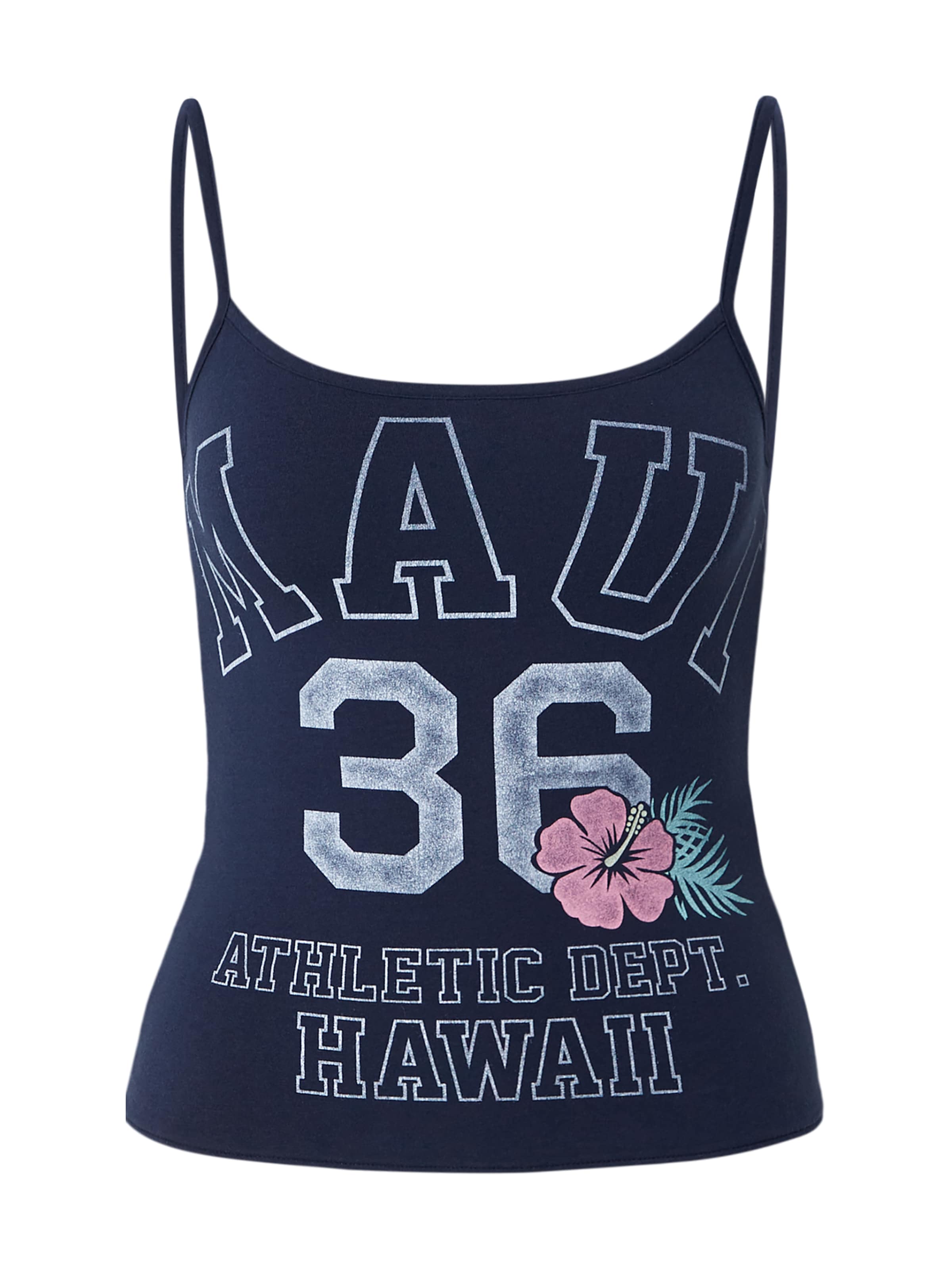 HOLLISTER Топ в Синий: спереди