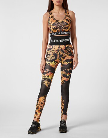 Plein Sport - Skinny Calças de desporto 'Baroque' em preto
