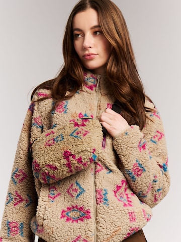 PROTEST Fleecejacke 'PRTPayton'‌‌‌‌‌‌‌‌ in Lila