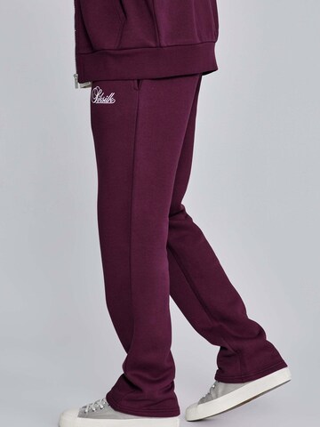 SikSilk Regular Sporthose 'Essentials Track Pants' in Rot