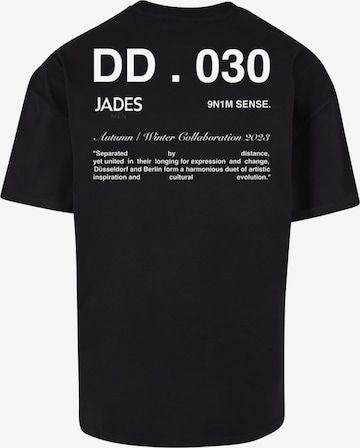 9N1M SENSE Shirt 'Jades' in Zwart