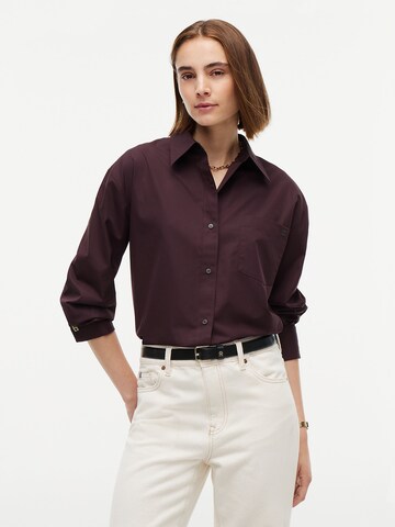 TOMMY HILFIGER Blouse in Bruin: voorkant
