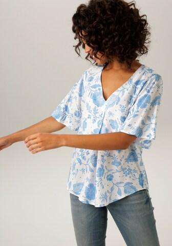 Aniston CASUAL Bluse in Blau