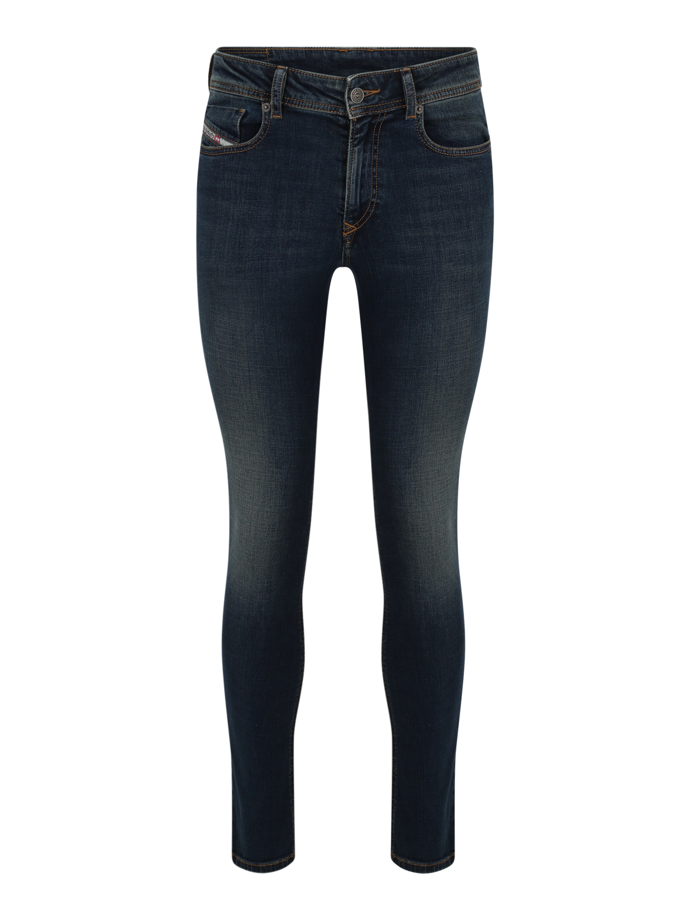 DIESEL Skinny Jeans 'Sleenker' in Blue: front
