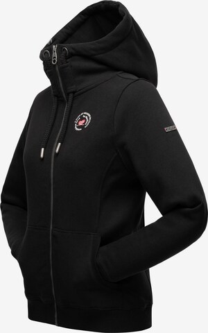 MARIKOO Sweatjacke 'Setsunaa' in Schwarz