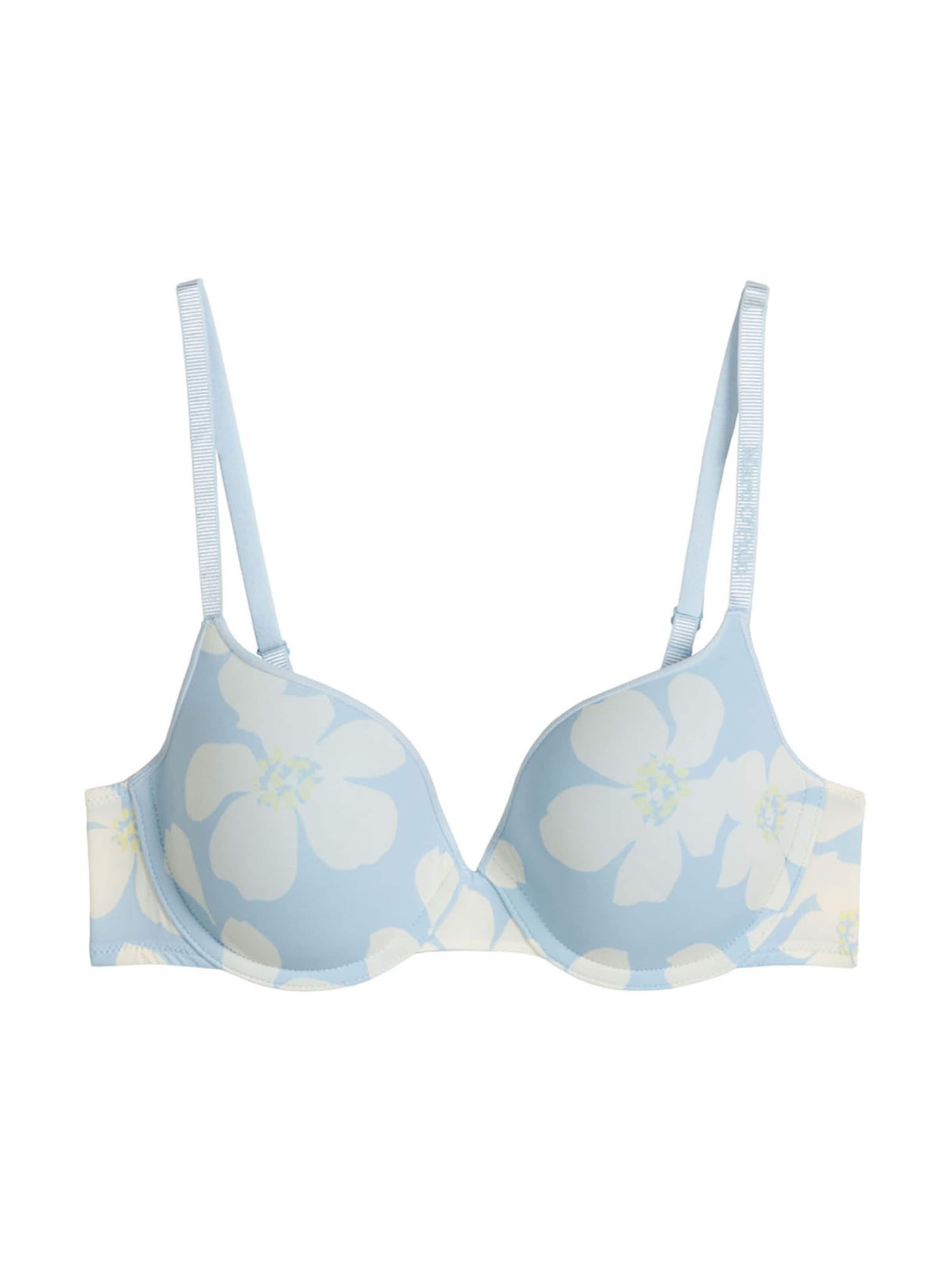 Marc O'Polo Triangel BH ' Poetic Bloom ' in Beige: voorkant