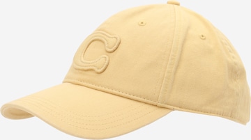 Cappello da baseball di COACH in beige: frontale