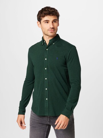Polo Ralph Lauren Regular Fit Hemd in Grün: Vorderseite