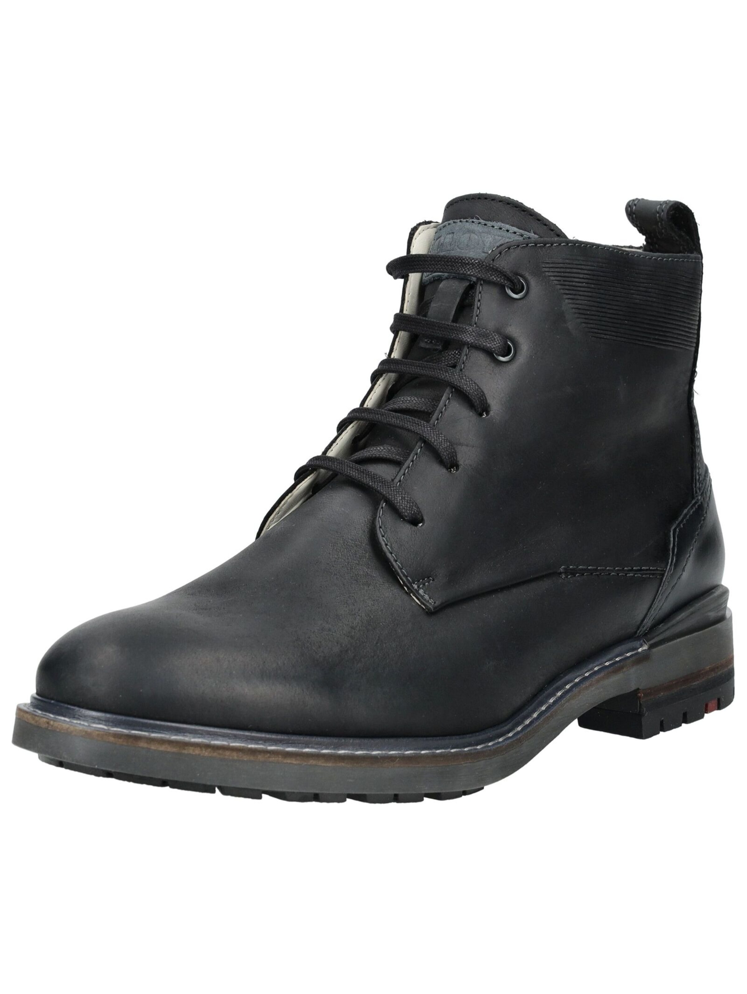 LLOYD Schnürboots 'Hasco' in Schwarz: Vorderseite