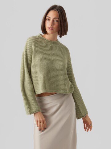 VERO MODA Sweater 'SAYLA' in Green: front