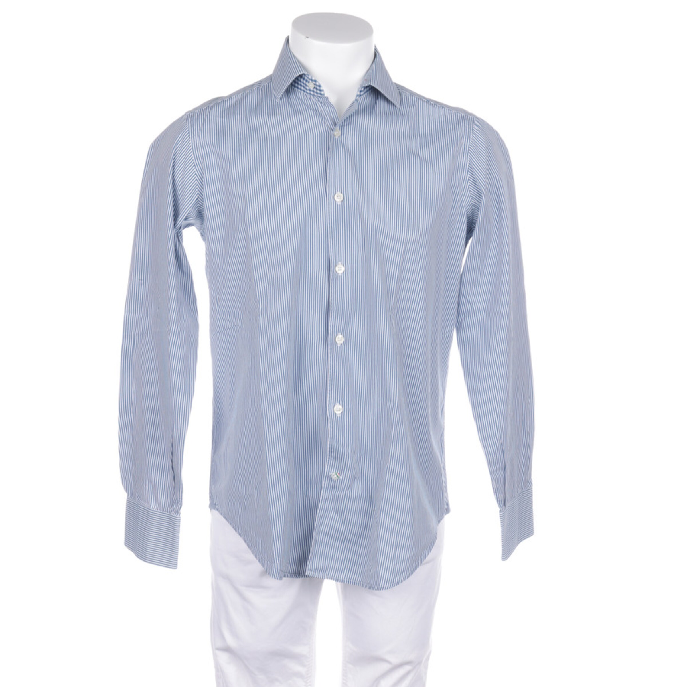 Caliban Button Up Shirt in M in Blue: front