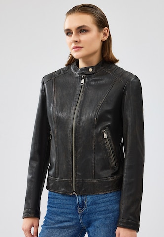 Veste mi-saison Derimod en marron : devant
