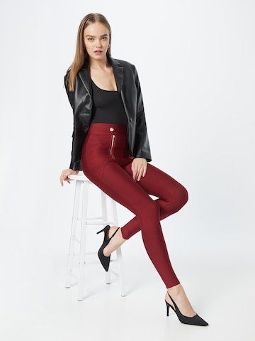 Karen Millen Skinny Pants in Red