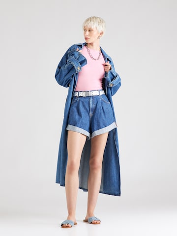 Free People Regular Shorts 'DANNI' in Blau