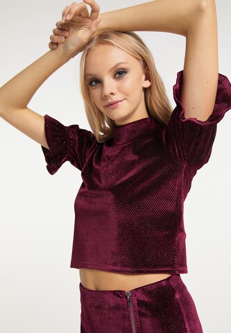 T-shirt myMo at night en rouge