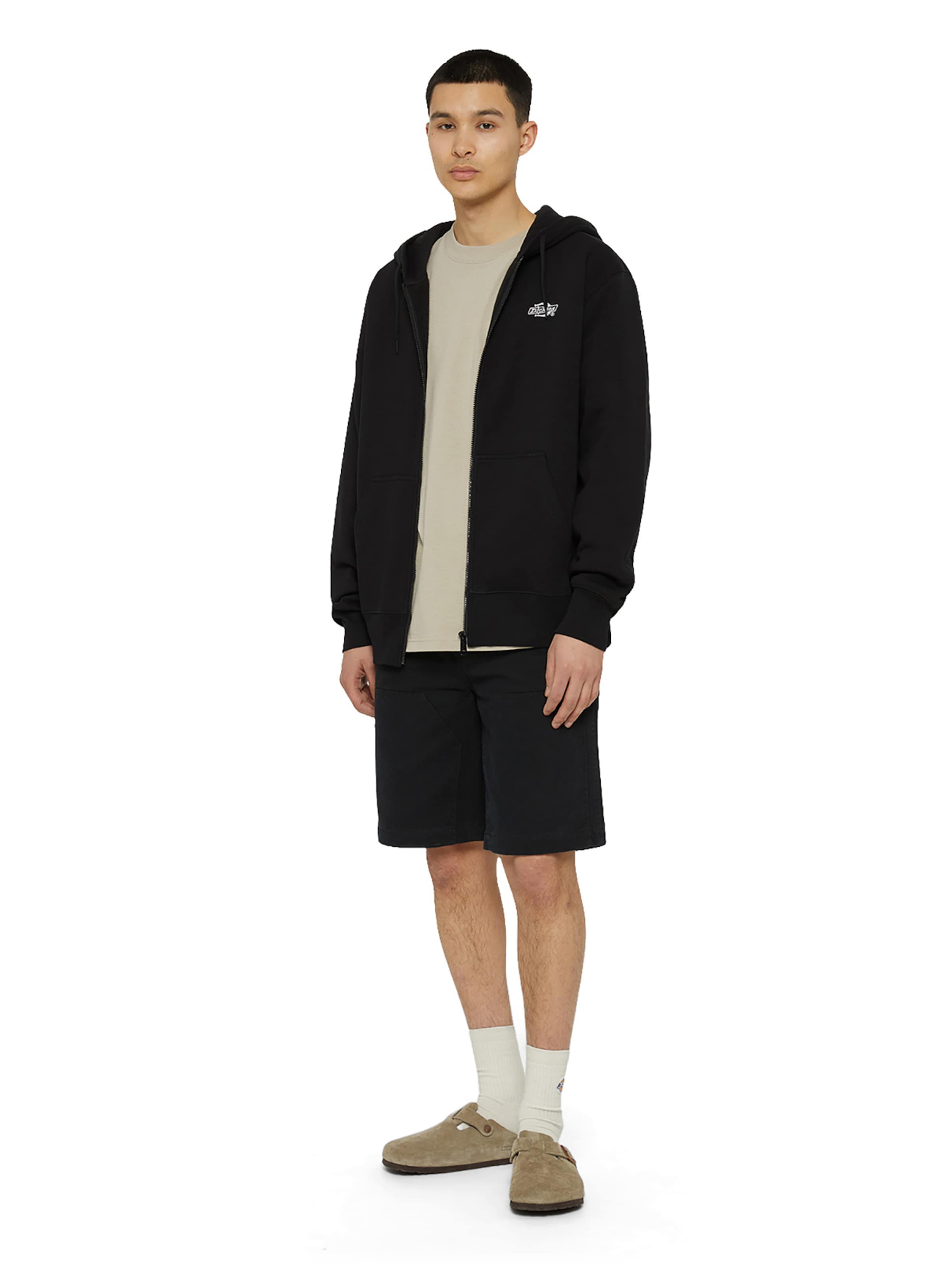 DICKIES Bluza rozpinana 'SUMMERDALE' w kolorze czarny