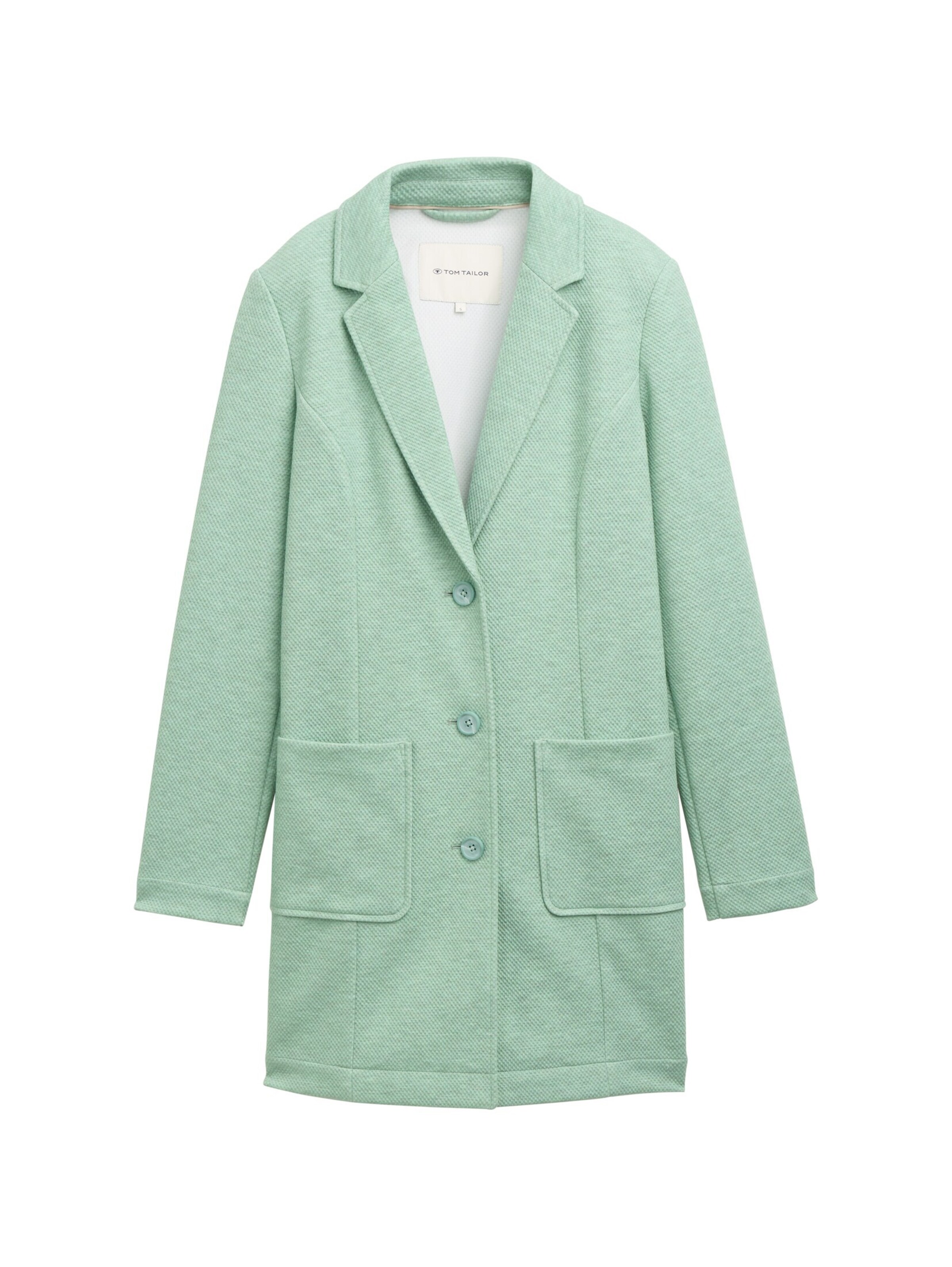 TOM TAILOR Between-seasons coat in Green: front