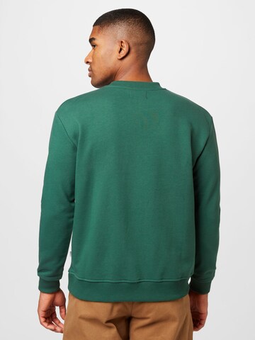 Woodbird Sweatshirt 'Cane' i grön