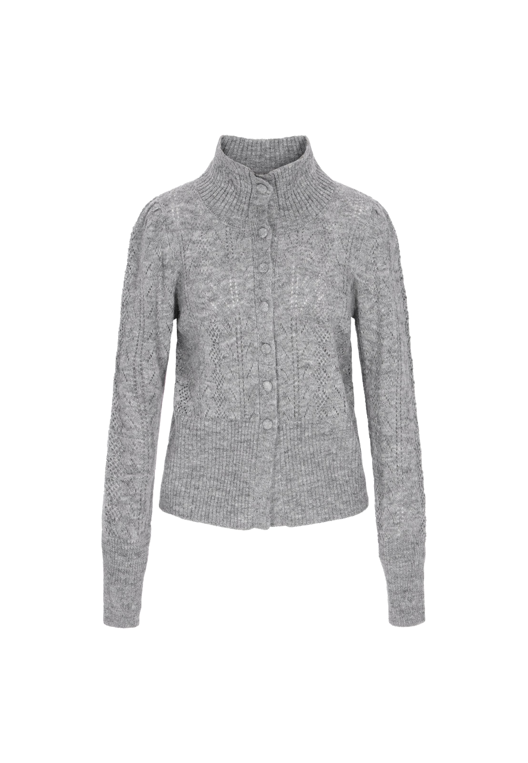 Cardigan 'Vintage' DreiMaster Vintage en gris : devant