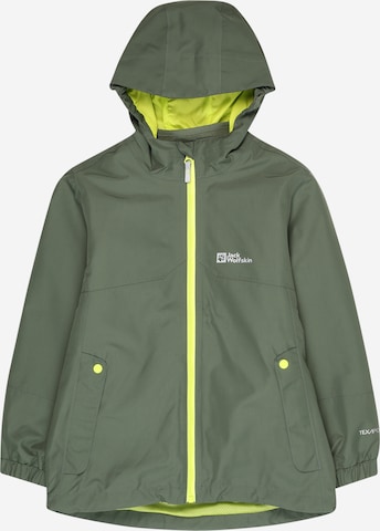 JACK WOLFSKIN Outdoorjacka 'Iceland' i grön: framsida