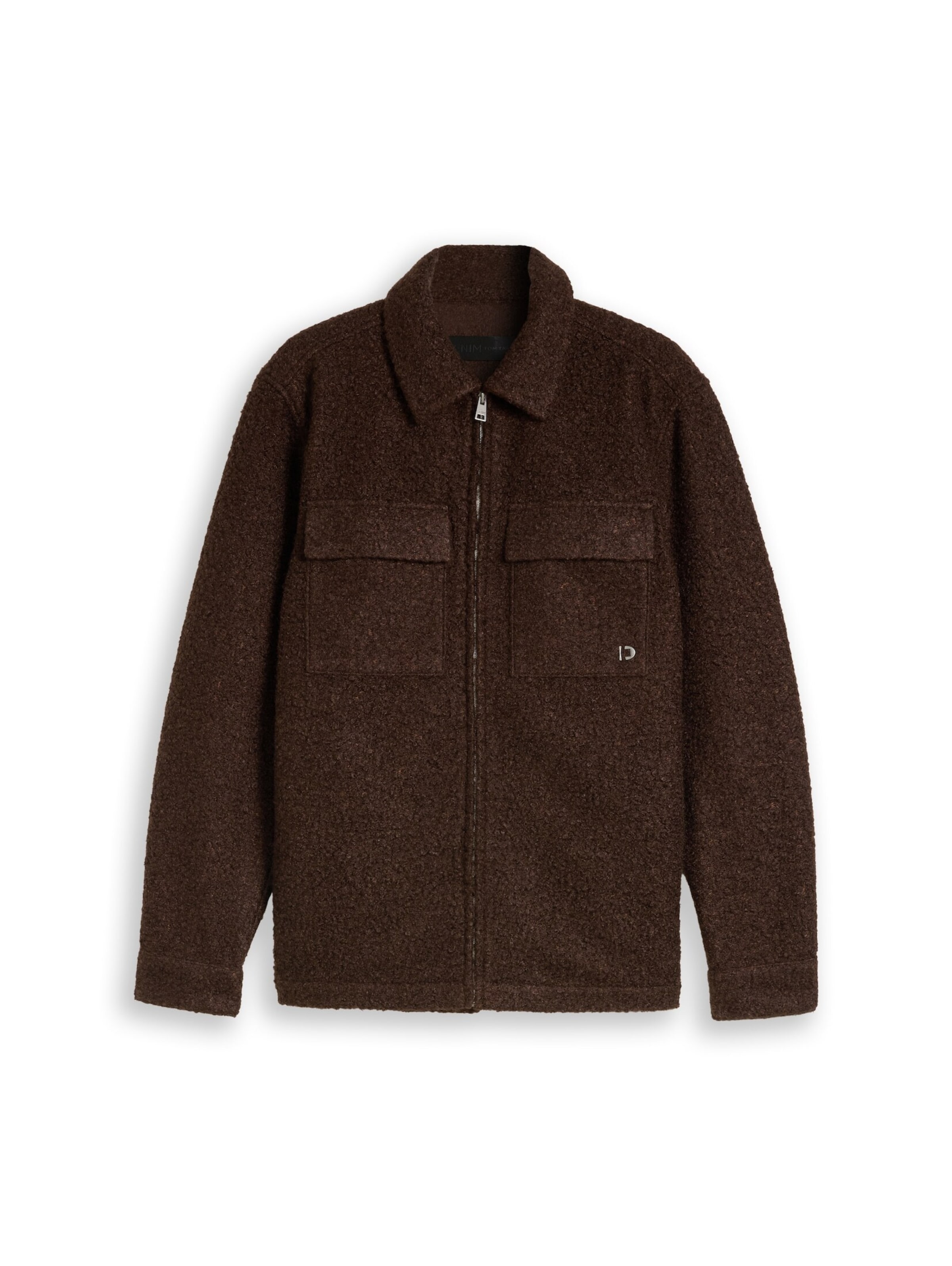 TOM TAILOR DENIM Jacke in Braun: Vorderseite