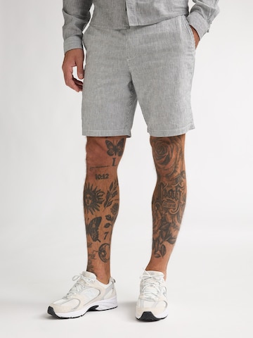 Petrol Industries Обычный Брюки-чинос в Синий: спереди