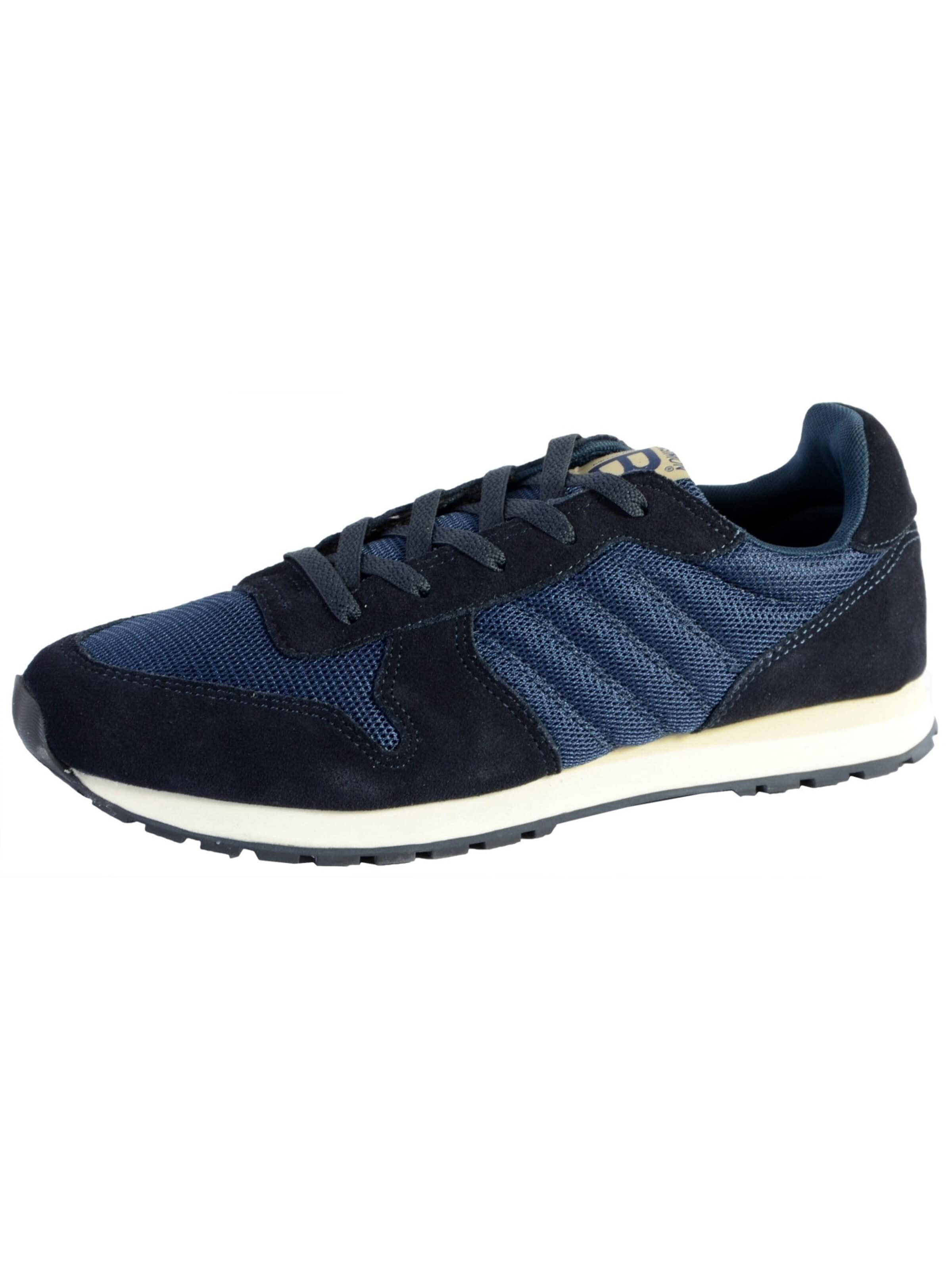 Bensimon Athletic lace-up shoe in Blue: front