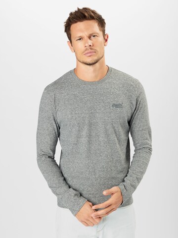 T-Shirt Superdry en gris : devant