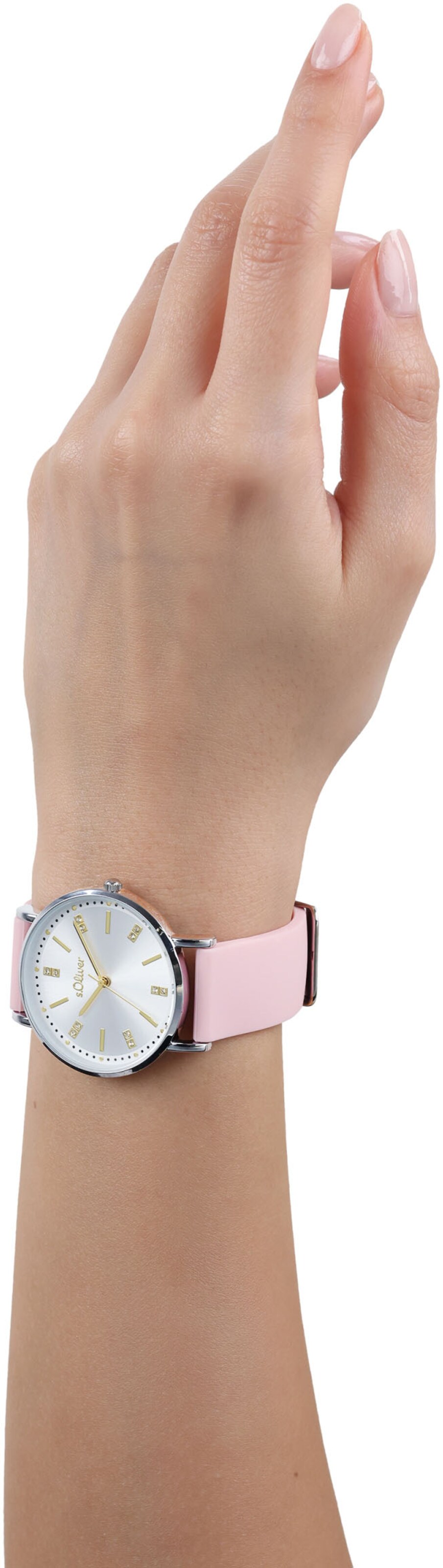 s.Oliver Analog Watch in Pink