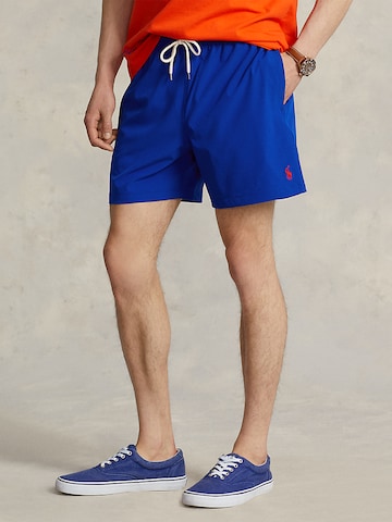 Polo Ralph Lauren Szorty kąpielowe 'TRAVELER' w kolorze niebieski: przód