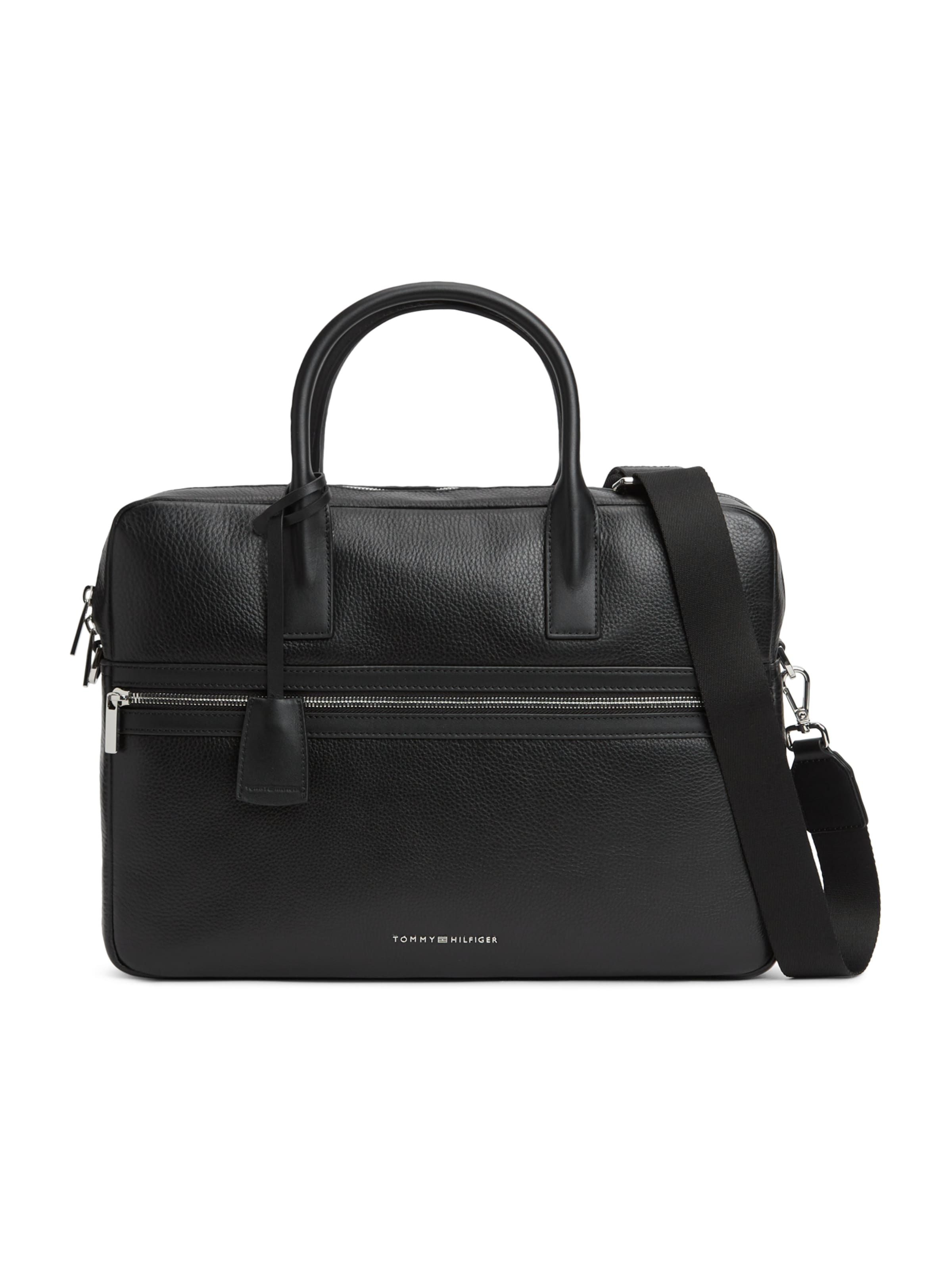 TOMMY HILFIGER Aktovka - Čierna: predná strana