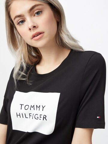 TOMMY HILFIGER Tričko – černá