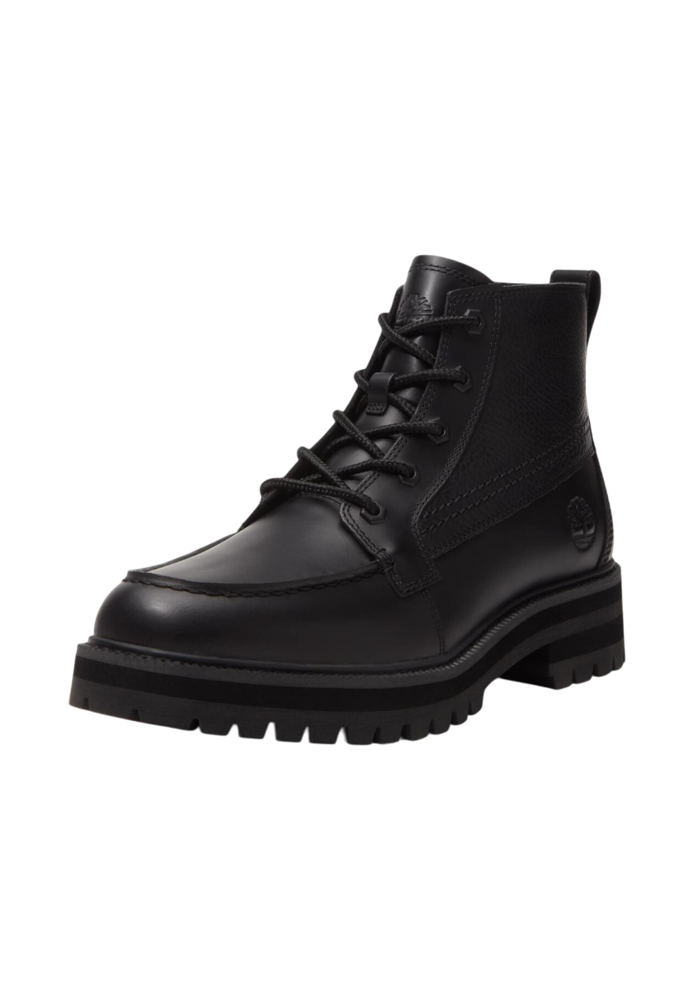 TIMBERLAND Schnürboots in Schwarz: Vorderseite