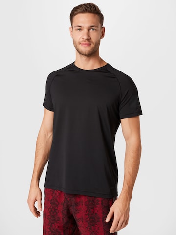 Casall - Camiseta funcional en negro: frente