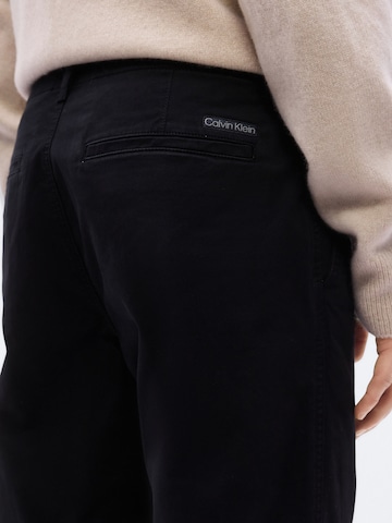 Calvin Klein Jeans Slimfit Chino hlače | črna barva
