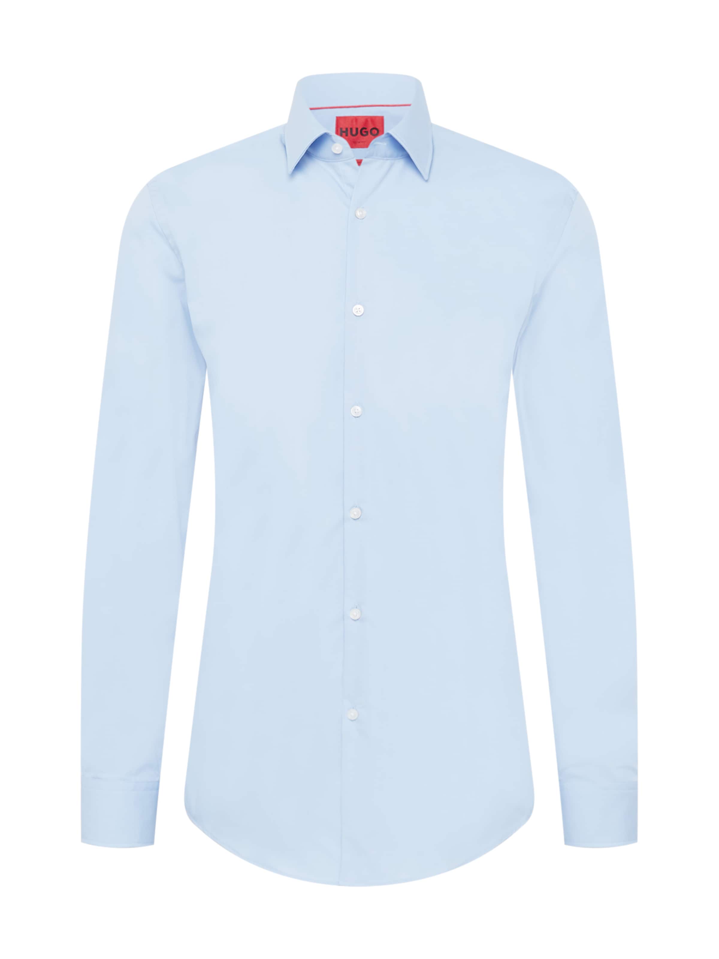 HUGO Slim fit Button Up Shirt 'Jenno' in Blue: front
