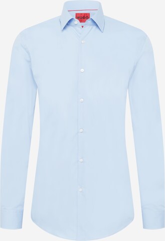 Coupe slim Chemise 'Jenno' HUGO en bleu : devant