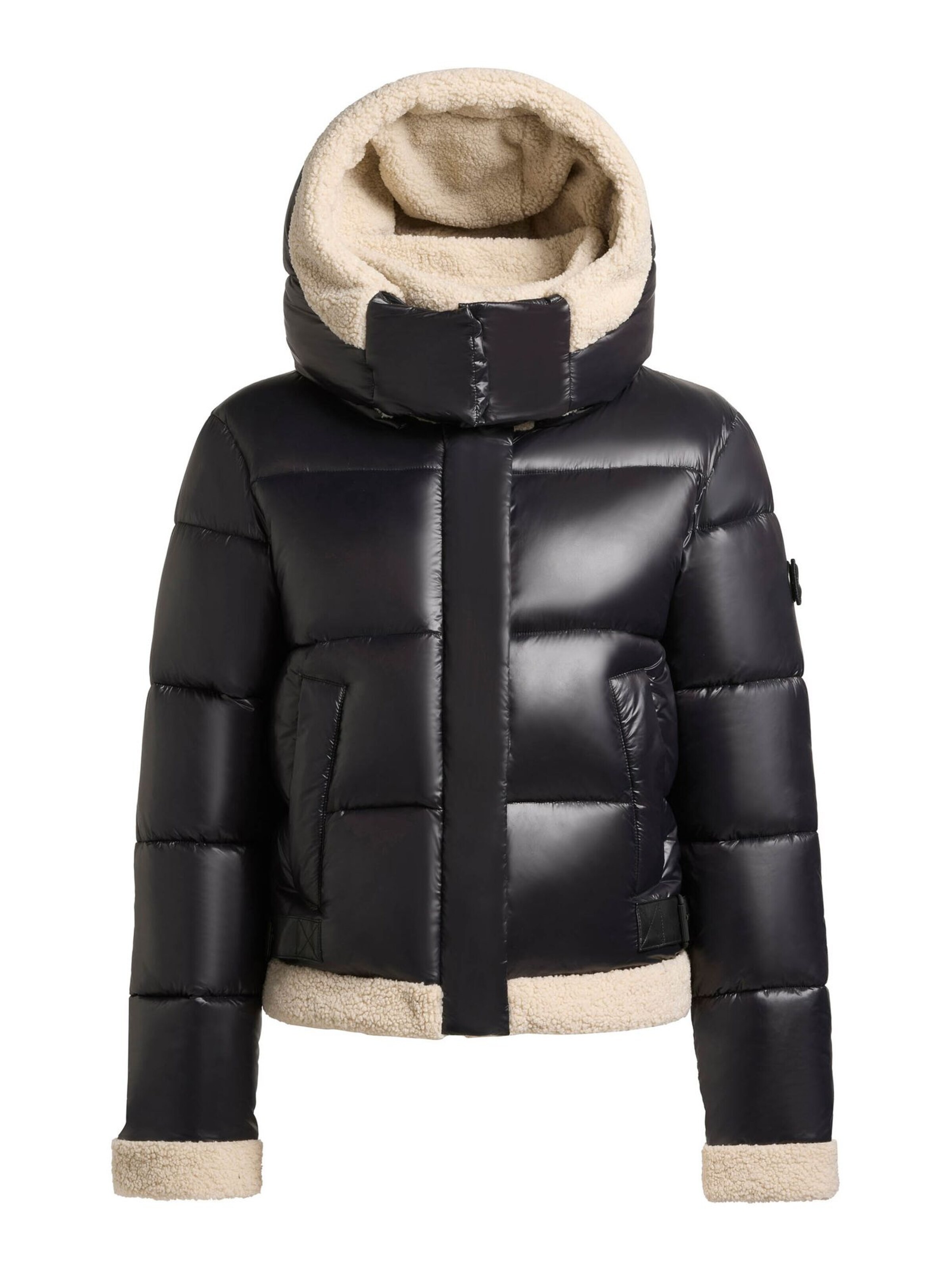 khujo Winter Jacket 'NESSIE2' in Black: front