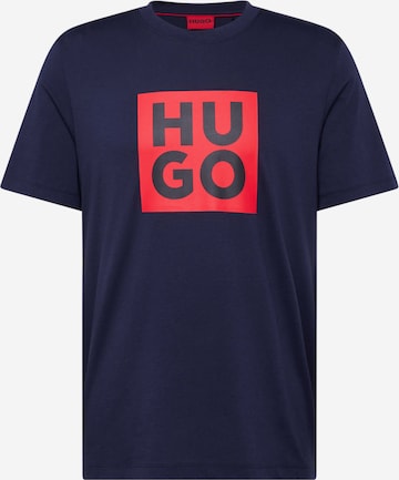 HUGO Red T-Shirt 'Daltor' in Blau: predná strana