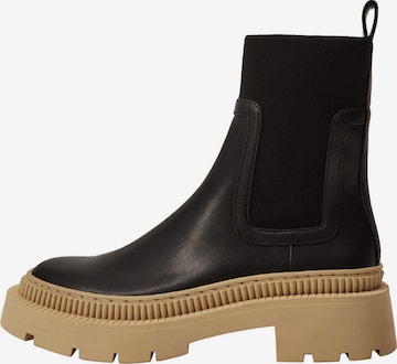 MANGO Chelsea Boots 'Nit' in Black: front